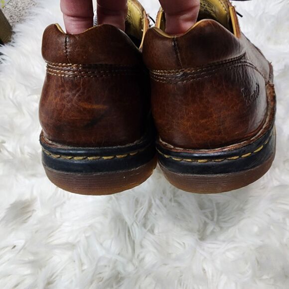 DR. MARTENS Men\'s Size 11 Brown Oxford Lace-Up 90\'s Y2K Leather Shoes